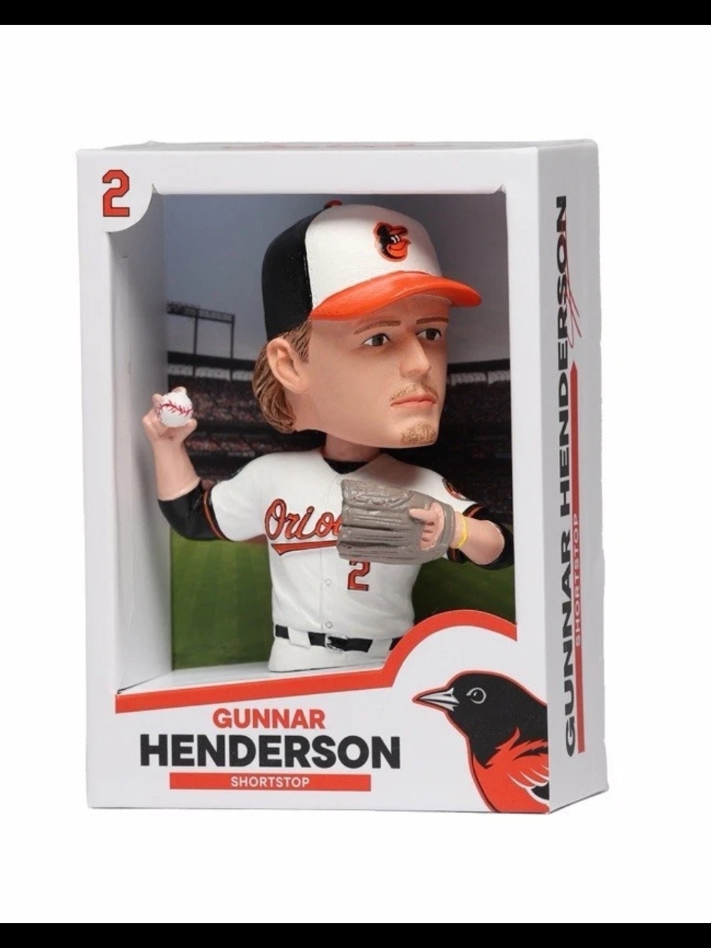 Gunnar Henderson Orioles Bobblehead - White & Orange